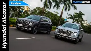 Hyundai Alcazar Review - 0-100 Tested With 6 Passengers! | MotorBeam