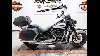 2019 SOFTAIL HERITAGE CLASSIC 114 FLHCS BLUE & WHITE 065064