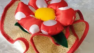 Peso de porta fácil para vender com Juta e flor de tecido #pesodeporta #tutorials #juta