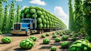 Unglaublich! Wie Hopfen geerntet und zu Bier verarbeitet wird