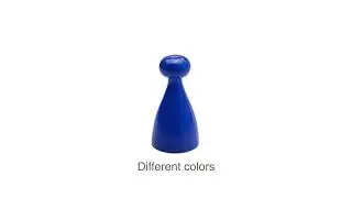Plastic Board Game Pawn Piece