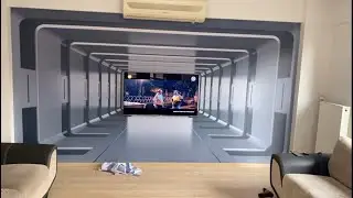 TV &Uuml;nite Arkası 3 Boyutlu Duvar Kağıtları
