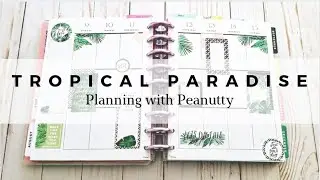Tropical Plan with Me | The Happy Planner | Color Story Stickerbook | Classic, Vertical