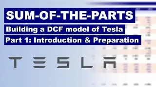 Sum-of-the-Parts: Building a DCF valuation model of Tesla - Introduction & Preparation (Part 1)
