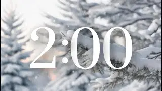 2 Minute Snow Timer with Music