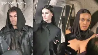 David Alexander Flinn, Milena Smit & Gray Sorrenti - Saint Laurent FW 23/24 show in Paris - 28.02.23