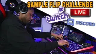 Sample Flip Challenge  -  Make a beat in 1 hour -  MPC X Beat Making - TWITCH LIVE STREAM 8/7/22
