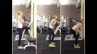 kettle bell step ups/kettle bell squat & crusty lunge/ kettle bell squats