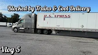 Blocked by a Train | Different Delivery spots! Vlog 5