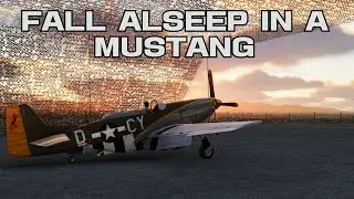 Go to sleep with a 90 minute flight over Nevada #asmr #sleep #ambiance #p51 #mustang #merlin