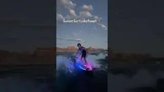 LED Wakesurfing On Lake Powell