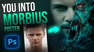 How to Turn Yourself Into the MORBIUS! Poster | Photoshop TUTORIAL!