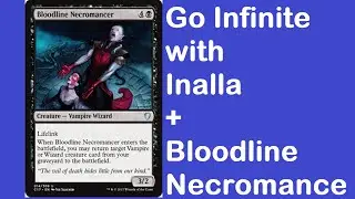MTG Infinite Combo: Inalla, Archmage Ritualist + Bloodline Necromancer + Ashnod's Altar
