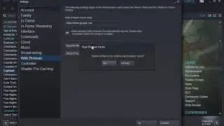 How To Delete Steam Web Browser Cache And Cookies