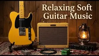 Relaxing Soft Guitar Music, Cozy Ambience for Study, Sleep & Work