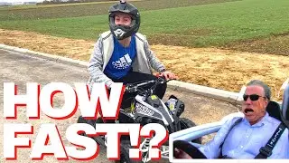 50cc Quad Bike Top Speed Run!! 😱