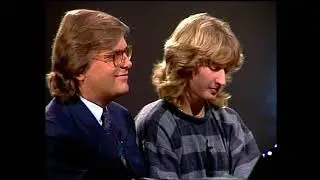 Justus Frantz & Steffi Graf spielen eine Polka (ZDF Menschen '86 - 11.01.1987)