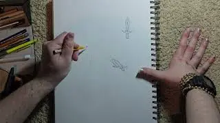I drew some weapons today (i didn't know what to draw)