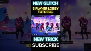 5 player 🤞lobby tutorial ☠️ In free fire | #trick #glitch #ytshorts #newtrick #5playerlobby #ff #new