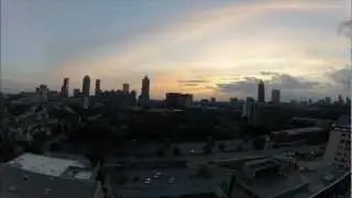 Atlanta Skyline Time Lapse Video from 444 Highland Ave. Roof Top