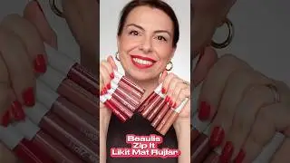 Beaulis Zip It Likit Mat Rujlar | T&uuml;m Renkleri Denedim #makyaj #ruj