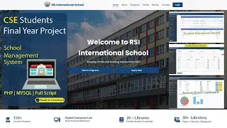 Complete Functional School Management System PHP Script with Database