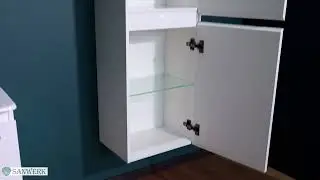 Пенал у ванну Foreva Air 40 см, білого кольору (MV0000805) | Bathroom Cabinet Foreva 40 cm