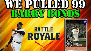 MLB The Show 16 Battle Royale Draft And Gameplay | WE PULLED 99 BARRY BONDS!!