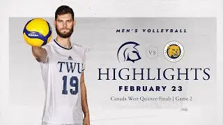 MVB | TWU (3) Brandon (1) | Canada West Quarter-Finals | Game 2