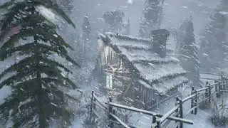 Snowstorm Ambience for Sleeping, Reduce Stress | Endless Whiteout Calm with Howling Winds