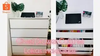 4 Tier Chest Drawer Cabinet| Shopee Finds| Birthday gift from my sister @catherinepetersen6448 | Eli Tv