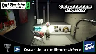 Goat simulator 3 _ Certified Fresh _trophy_ Oscar de la meilleure chèvre