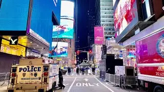 ⁴ᴷ⁶⁰ ✨Lively New Years Eve 2021 in New York City ✨
