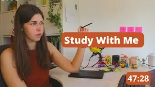 LIVE 6 HOURS Study With Me (60 min study + 10 min break)