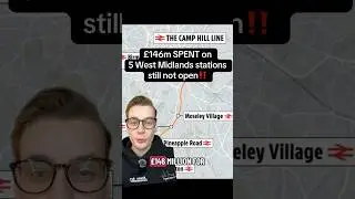 &pound;146m spent on 5 West Midlands stations still not open‼️#westmidlands  #railway #uknews