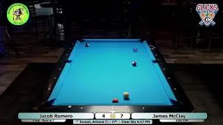 Saturday Revenge Game: James McClay (430) v/s Jacob Romero (416) $300 ITM