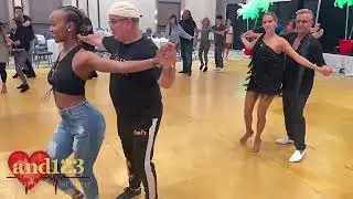 Nelson & Graziano Latin Hustle Class Demo (part 1), ILHF, FL - September 3, 2023 #dance #hustledance