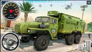 New Army Cargo Truck Driving Game - US Offroad Army Truck Simulator 3D | Android Gameplay