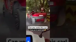 Cars which didn&rsquo;t know existed in India! #supercar #dc