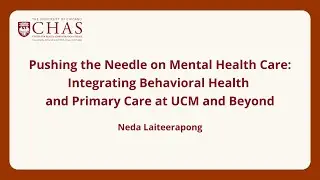 Pushing the Needle on Mental Health Care