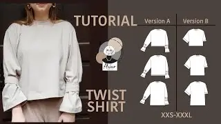 DIY Shirt / How to sew your own Longsleeve or T-Shirt 