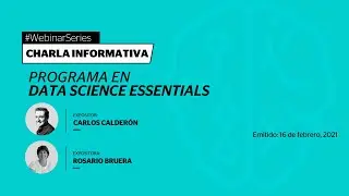 Data Science Essentials - edición abril: Charla informativa | Educación Ejecutiva de UTEC