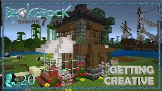 BrokeRock Season 7 Ep 20 - Getting Creative  | Minecraft Win 10, PE - Bedrock Edition