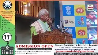 Lieutenant Governor Manoj Sinha addresses 