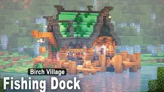 Minecraft: How to build a FISHING DOCK | Village Tutorial