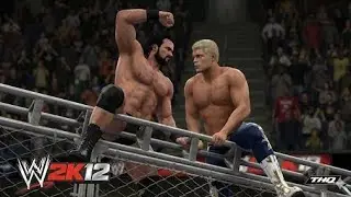 Cody Rhodes vs Drew McIntyre 🔥 Steel Cage Match | WWE 2K12 Epic Fight #codyrhodesboss #drewmcintyre 
