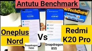 Oneplus nord vs redmi k20 pro antutu benchmark comparison