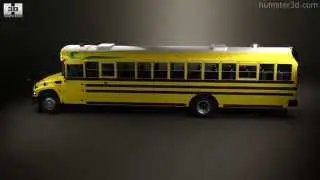 Blue Bird Vision School Bus 2015 3D model by 3DModels.org