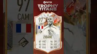 ZIDANE ICON 🇫🇷🔥 TROPHY TITANS EN FIFA 23!! #shorts #fifa23