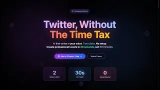 PrismX Demo: Create Professional Tweets in 30 Seconds